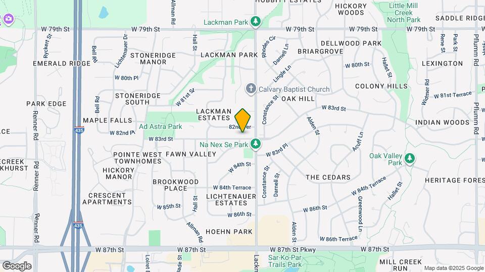 15118 W 83rd St Map and Location Details