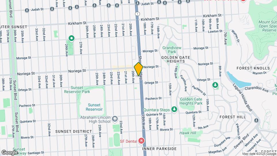 1869 19th Ave Map and Location Details
