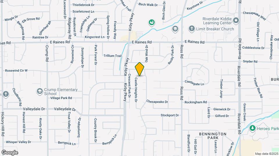 4314 Castle Heights Dr Map and Location Details