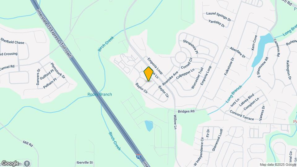 3628 Moon Crest Dr Map and Location Details