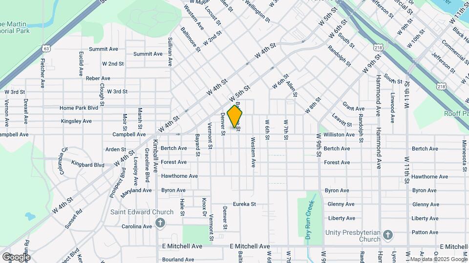 740 Baltimore St Map and Location Details