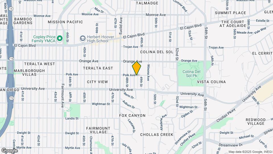 4085 Estrella Ave Map and Location Details
