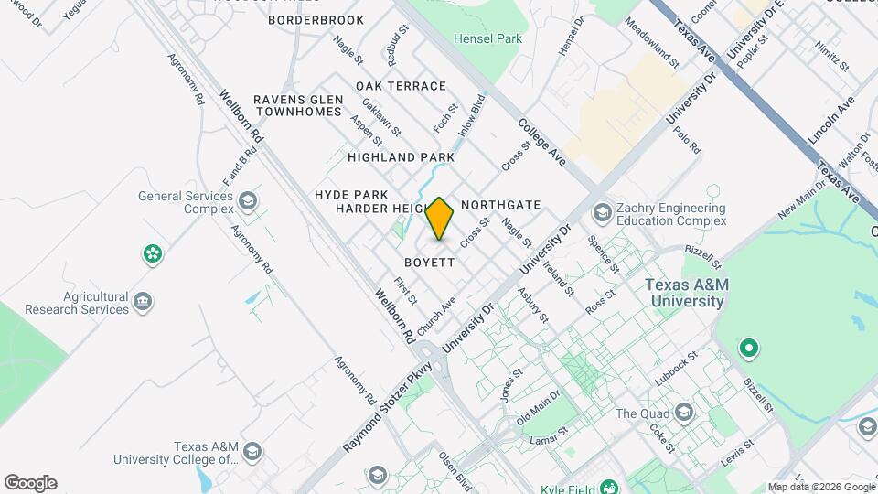 403 College Main St Map and Location Details