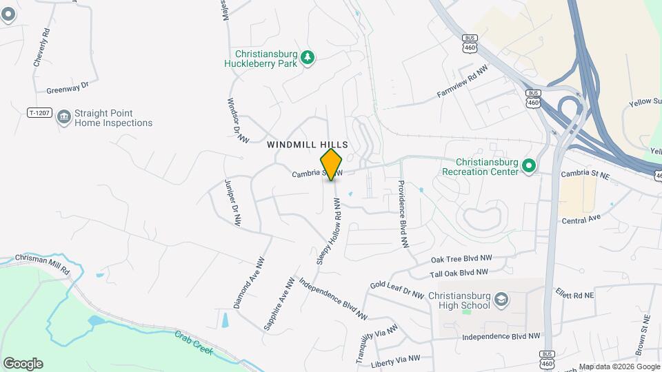 1680 Sleepy Hollow Rd NW Map and Location Details