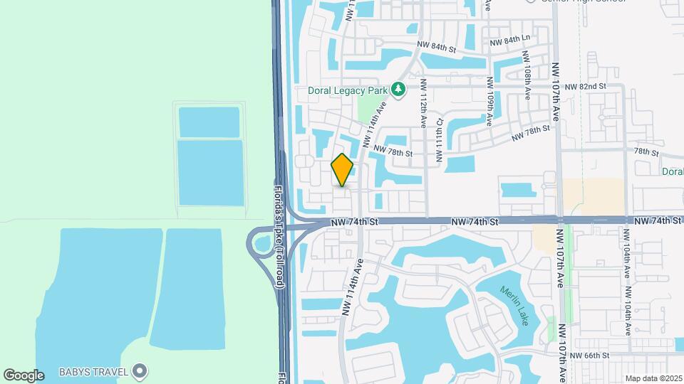 7540 NW 114th Pl Map and Location Details