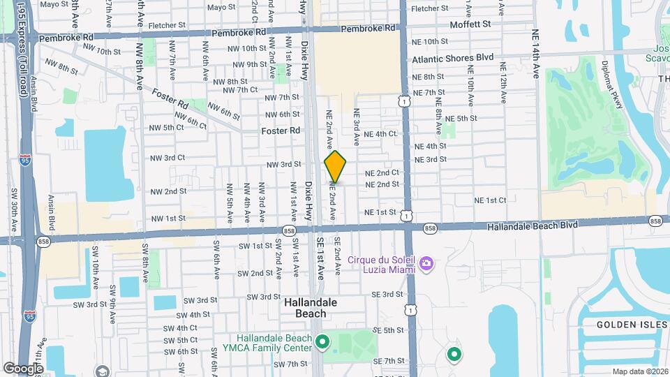 122 NE 2nd Ave Map and Location Details