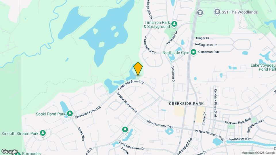 9090 Creekside Forest Dr Map and Location Details
