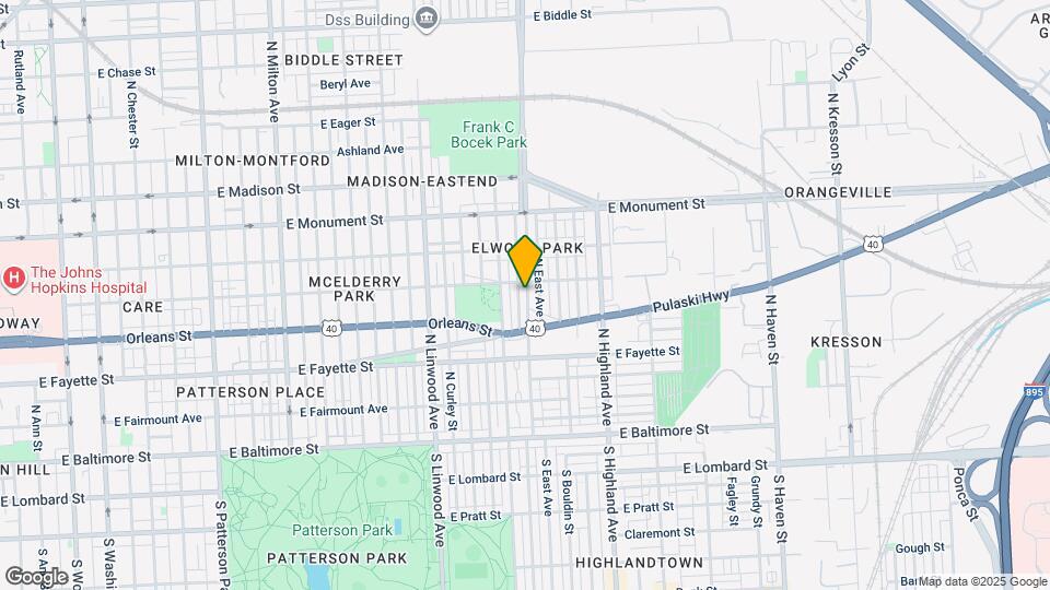 437 N Robinson St Map and Location Details