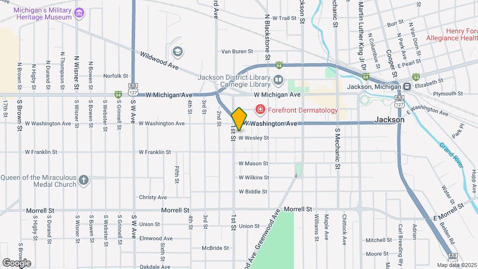 340-342 W Wesley St Map and Location Details