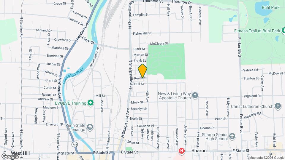 420 Reed St Map and Location Details