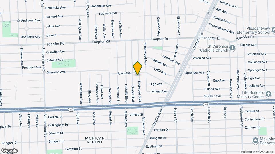 21041 Eastwood Blvd Map and Location Details