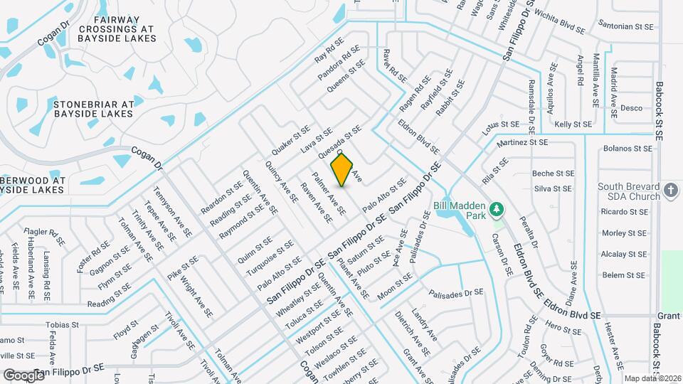 2614 Palomar Ave SE Map and Location Details
