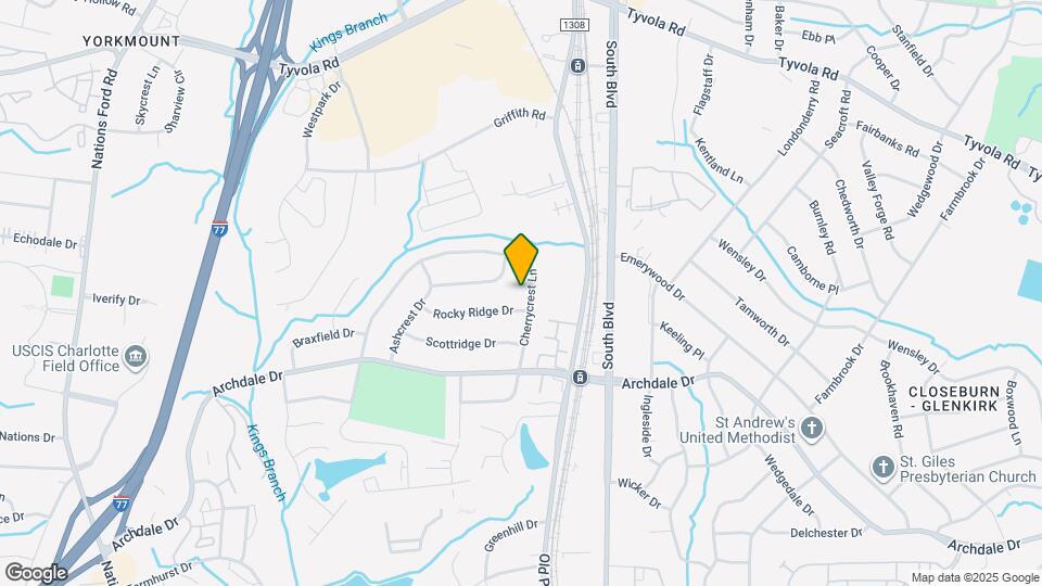 6126 Cherrycrest Ln Map and Location Details