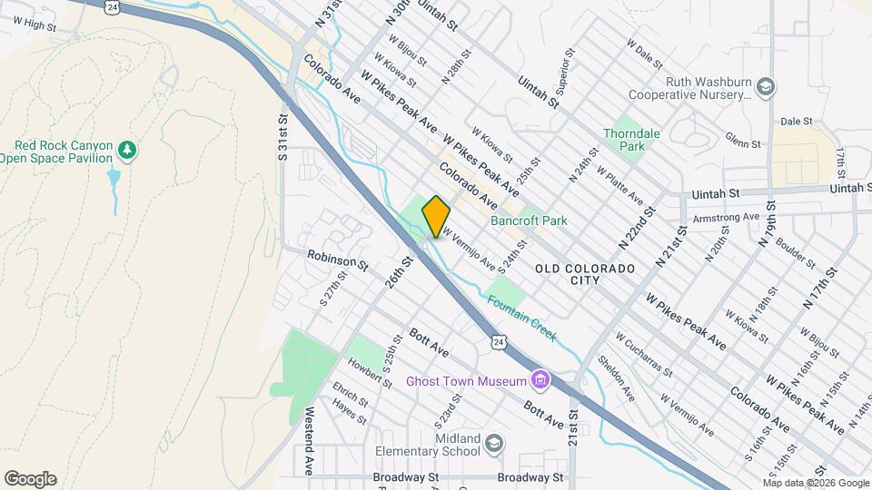 2529 W Vermijo Ave Map and Location Details