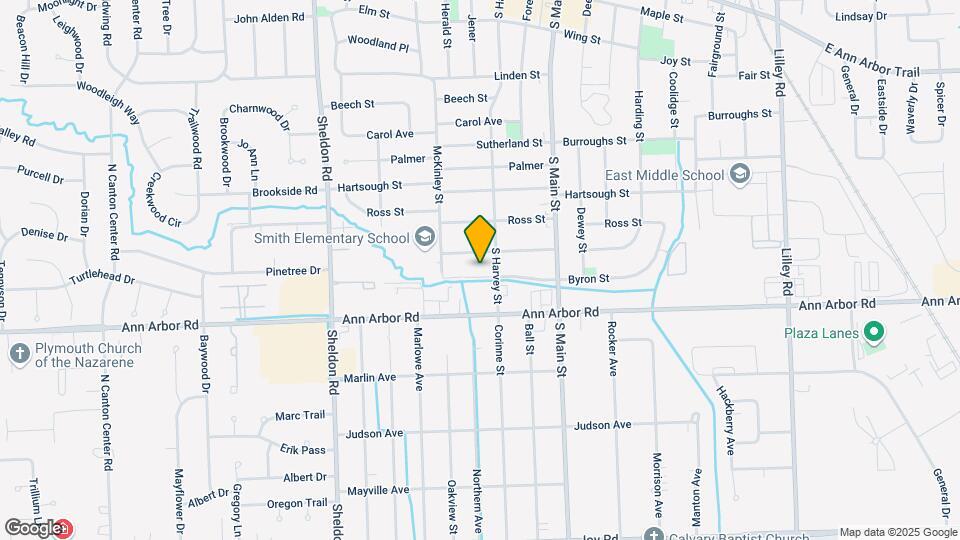 1056 Byron St Map and Location Details