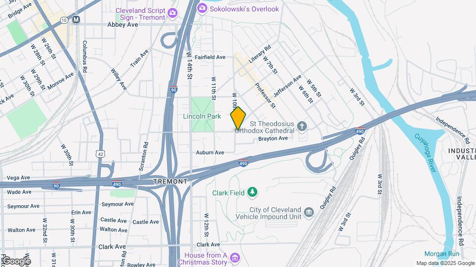 2539 W 10th St Map and Location Details