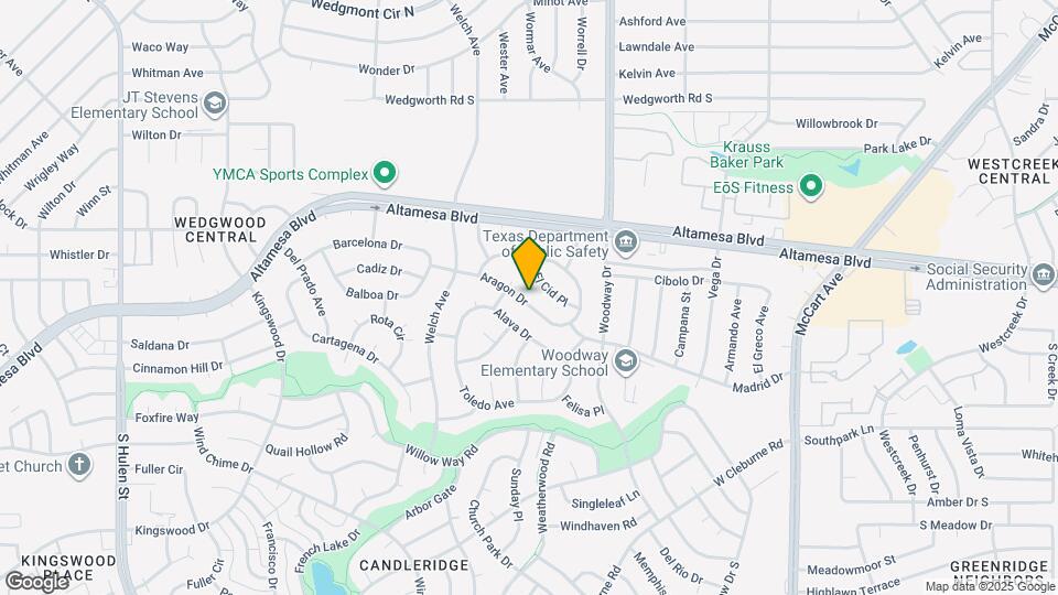 4032 Aragon Dr Map and Location Details