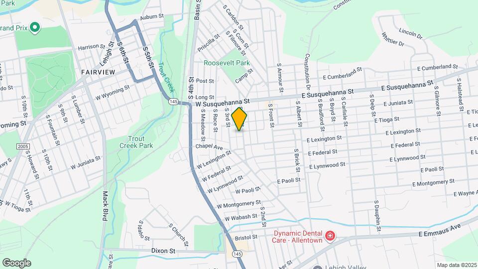 1324 S 2nd St Map and Location Details