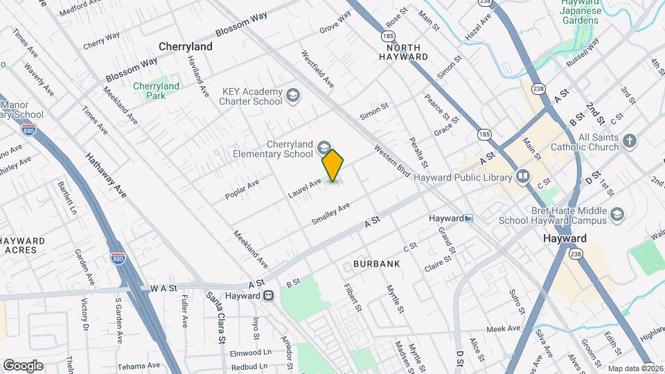 413 Laurel Ave Map and Location Details