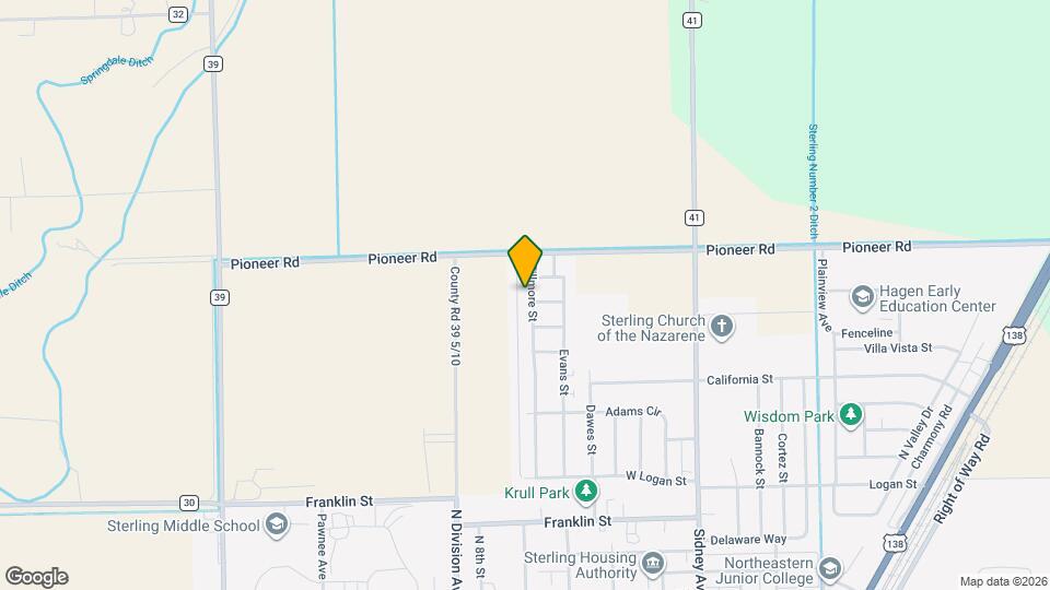 1805 Fillmore St Map and Location Details