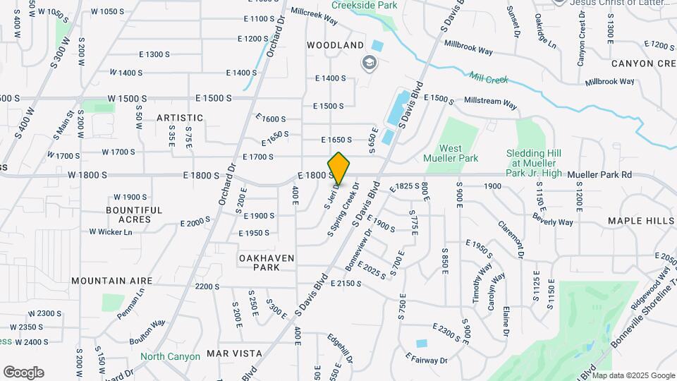 1833 S Jeri Dr Map and Location Details