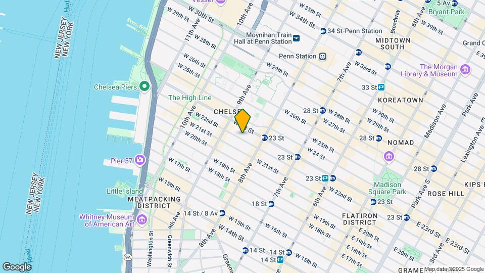 331 W 22nd St Map and Location Details
