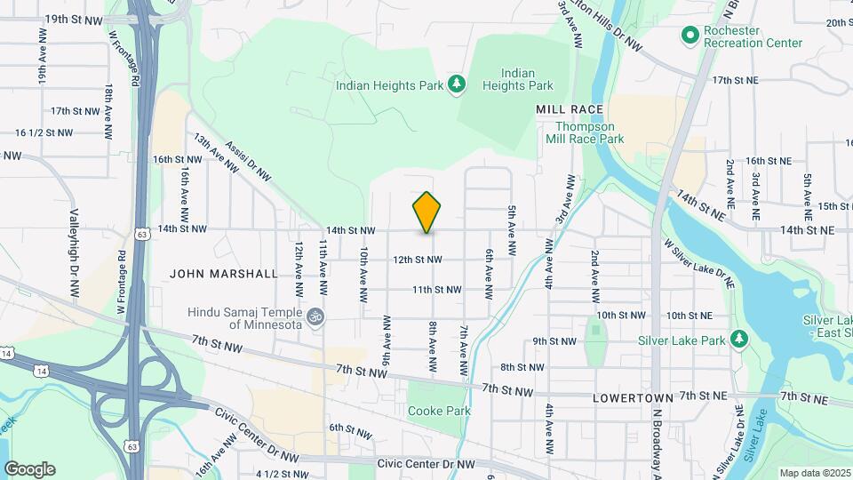 1221 8th Ave NW Map and Location Details