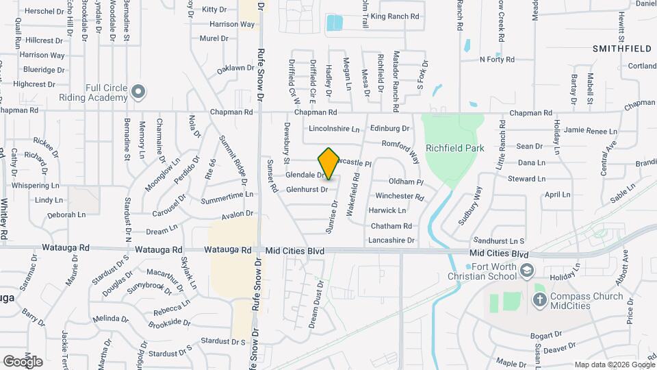 6925 Glenhurst Dr Map and Location Details