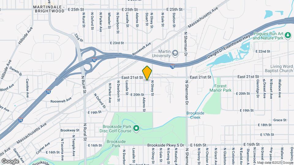 2043 Adams St, Unit 2043 Map and Location Details