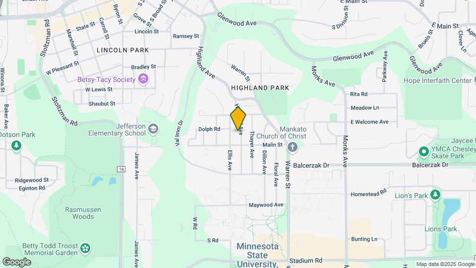 1128 Highland Ave Mapa y Detalles de la Ubicación