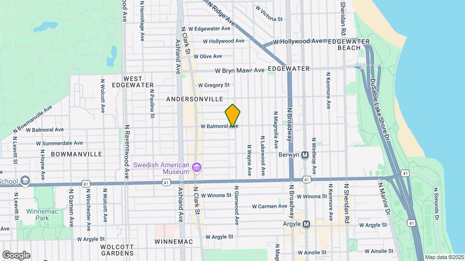 5348-5350 N Glenwood Ave Map and Location Details