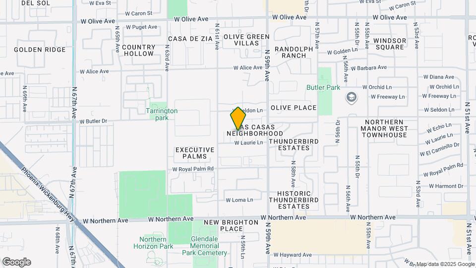 8316 N 60th Ave Map and Location Details