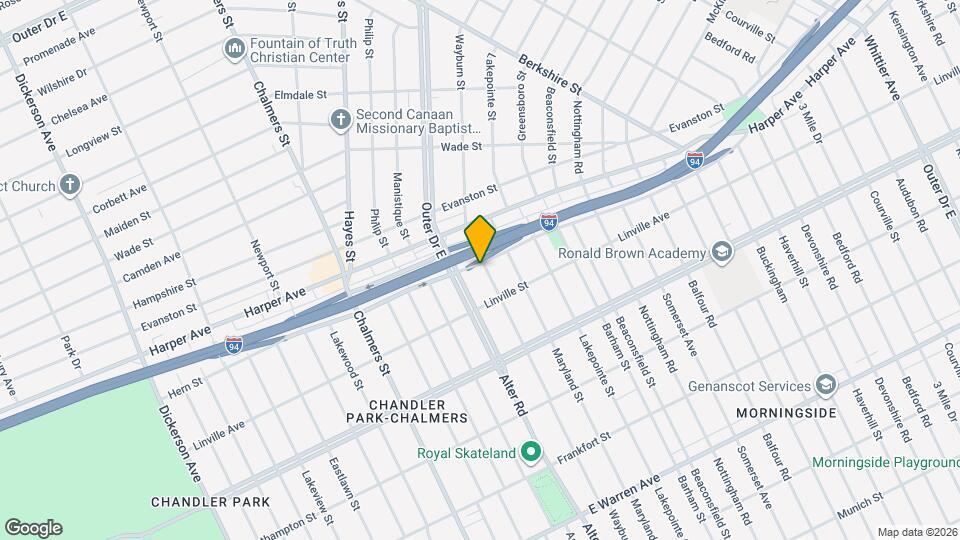 5973 Wayburn St Map and Location Details