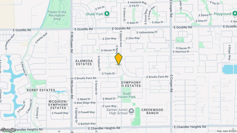 1492 E Prescott Pl Map and Location Details