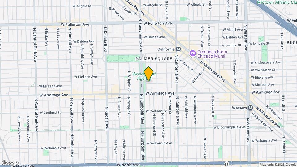 2929 W McLean Ave, Unit 2 Map and Location Details