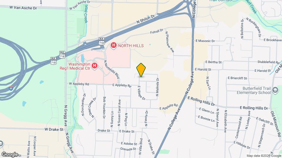 350 E Margaret Pl Map and Location Details