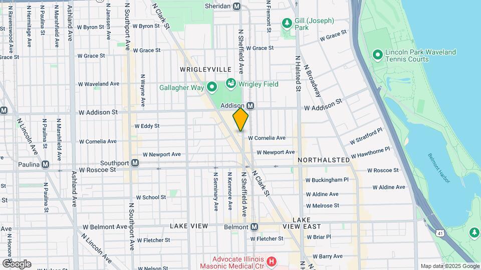 3502 N Sheffield Ave Map and Location Details