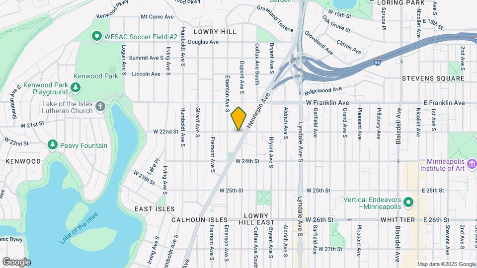 2200-2204 Hennepin Ave Map and Location Details