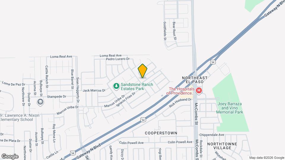 5500 Jim Castaneda Dr Map and Location Details