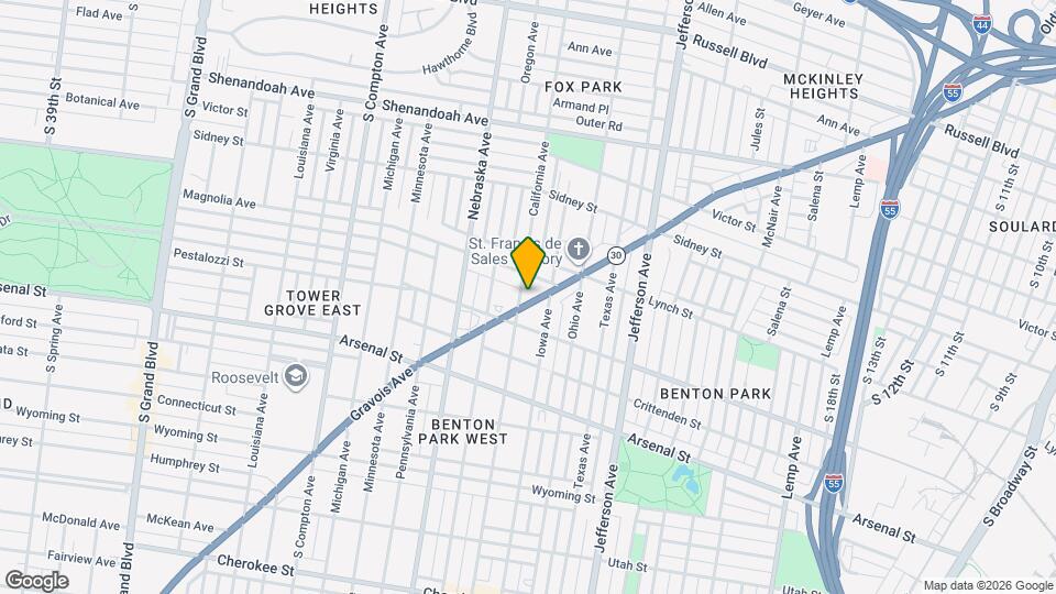 2761 Gravois Ave Map and Location Details