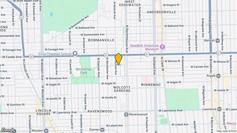 5073-75 N. Wolcott Ave. | 1825-35 W. Winona St Map and Location Details
