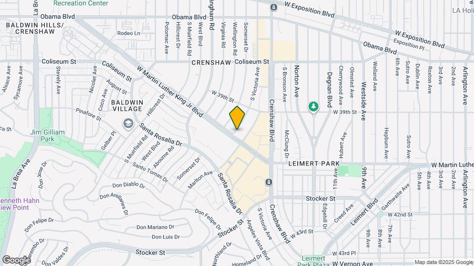 3966 S Victoria Ave Map and Location Details