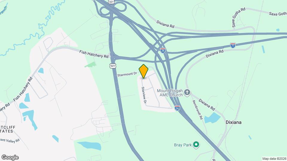 1029 Starview Dr Map and Location Details