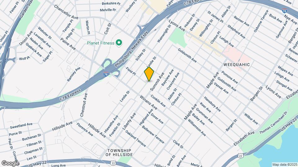 1591 Wyndmoor Ave, Unit 2 Map and Location Details