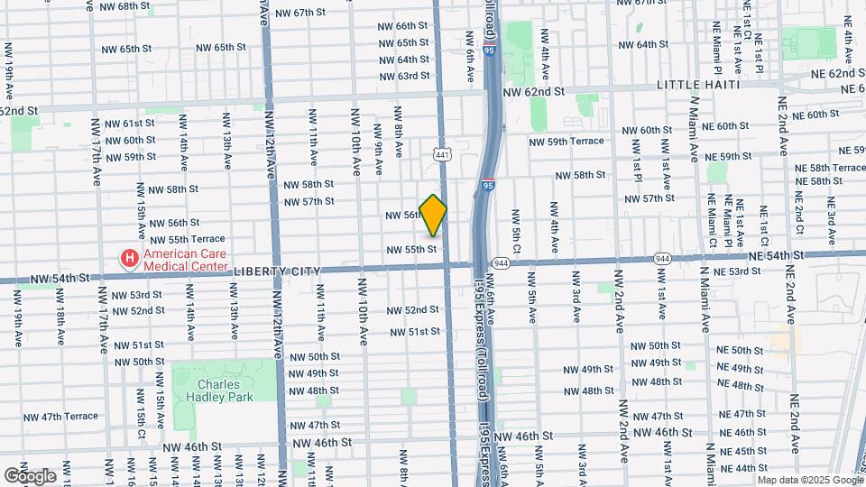 711 NW 55th St Map and Location Details