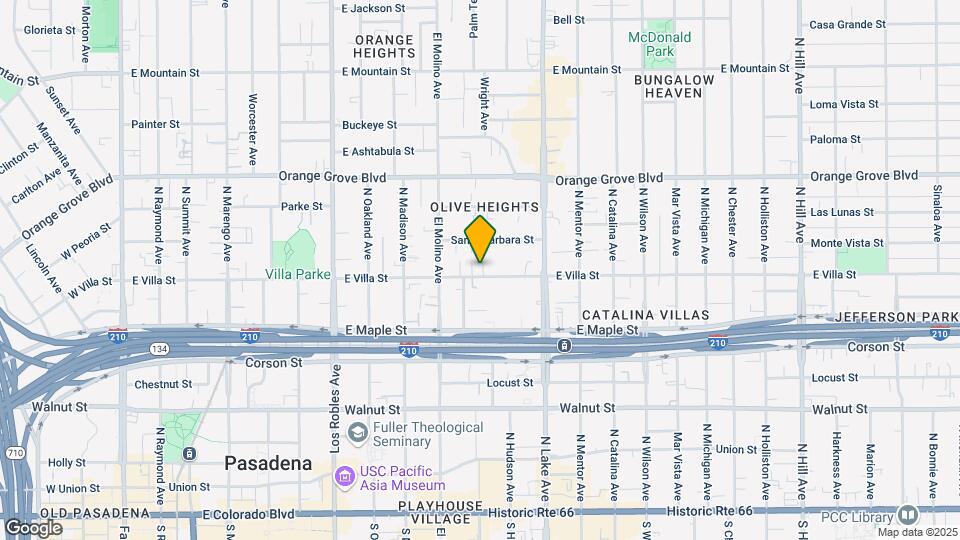 739 E Villa St Map and Location Details