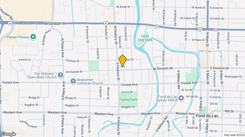 387 W Division St Map and Location Details