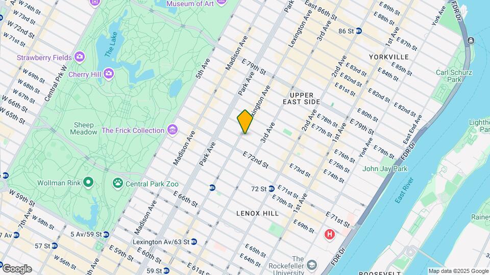 153 E 73rd St Map and Location Details