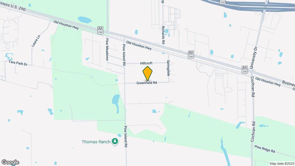 1547 Greenfield Rd Map and Location Details