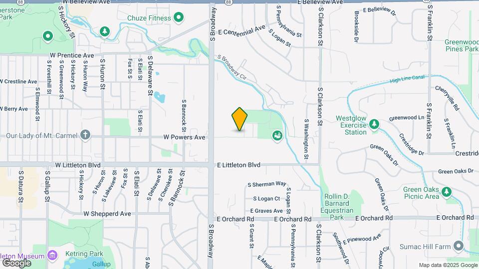 5550 S Sherman Cir Map and Location Details